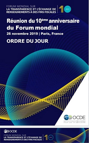 La Tunisie participe à la réunion du 10 ème anniversaire du forum Mondial sur la Transparence et l’Echange de Renseignements à des Fins Fiscales