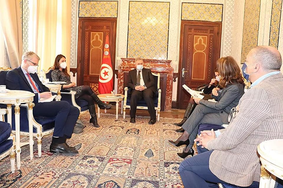 استقبال وفد من خبراء الوكالة الالمانية في تونس