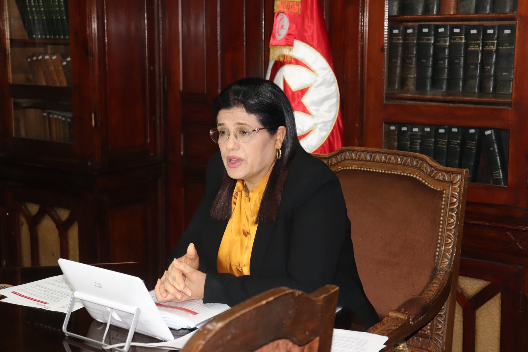 وزيرة الماليّة تلتقي عن بعد بنائبة مديرعام صندوق النقد الدولي