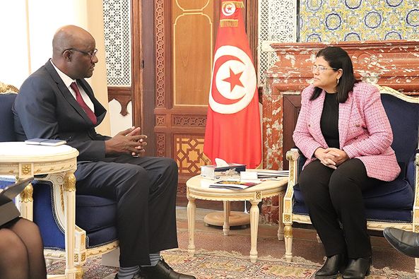 وزيرة المالية تلتقي المدير التنفيذي لوكالة ضمان التجارة فى إفريقيا