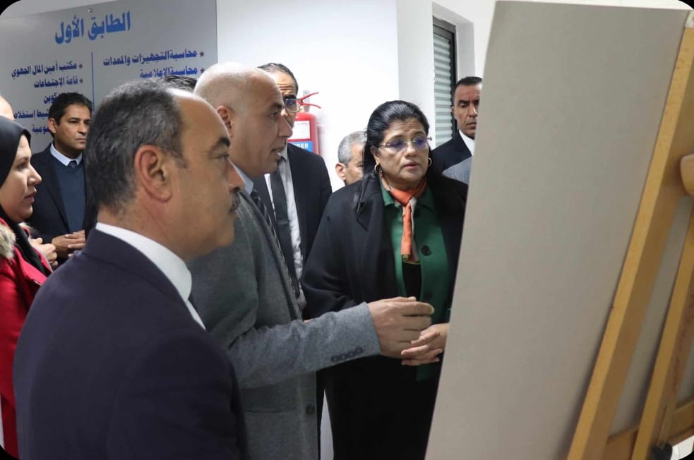 وزيرة المالية تتولى تدشين المقر الجديد لأمانة المال الجهوية بالقيروان