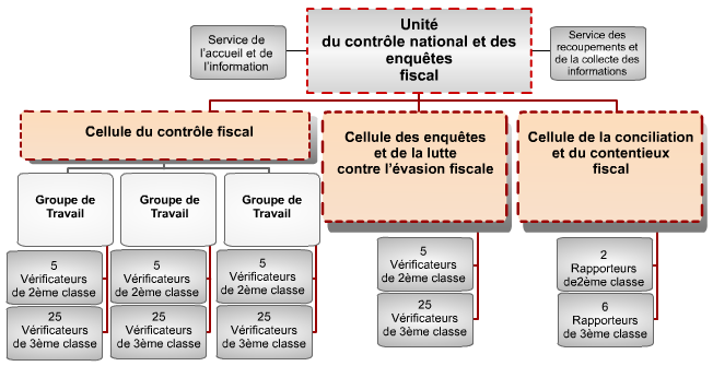 unité du contrôle national et des enquêtes fiscales