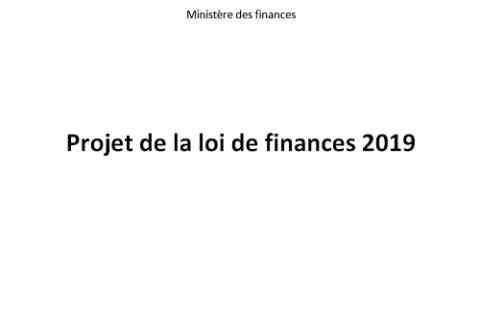 projet de la loi de finances 2019