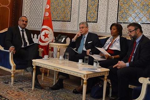 لقاء وزير الماليّة بوفد عن البنك العالمي