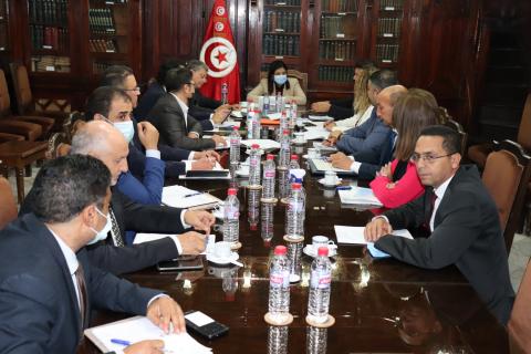 لقاء وزيرة الماليّة بمجلس مجمع المحاسبين بالبلاد التونسية
