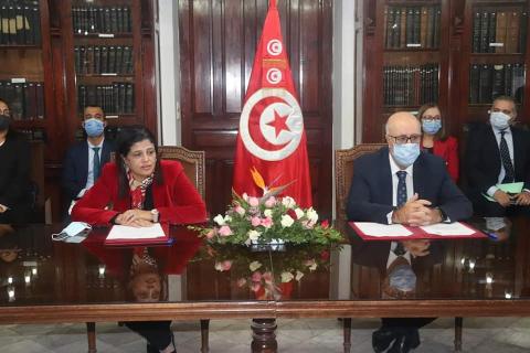 إمضاء اتفاقيّة بين وزارة الماليّة و البنك المركزي التونسي