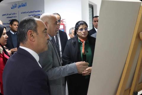 وزيرة المالية تتولى تدشين المقر الجديد لأمانة المال الجهوية بالقيروان