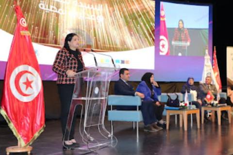 وزيرة المالية تشرف على حفــل تكريــم المُحالين على شرف المهنة في سنة 2023 من أبناء الوزارة
